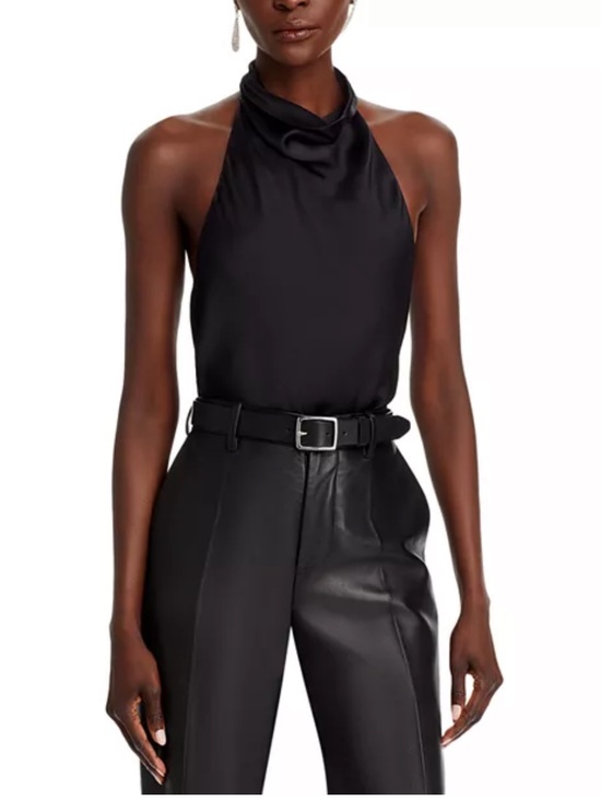 Anine Bing Tops - NWT Anine Bing Eliana Silk Halter Top
